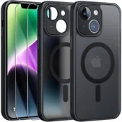 OVITEK MAGSAFE MAT ČRN ZA APPLE IPHONE 13/IPHONE 14 + 2x STEKLO