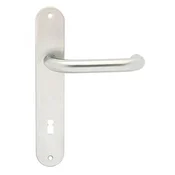 Okovje za vrata COBRA UFO (IN - inox), gonilka levo/krogla, Odprtina za cilindrični vložek PZ, COBRA IN (nerjaveče jeklo), 72 mm