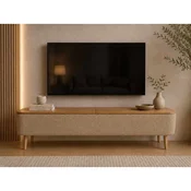 Hanah Home Sarven TV komoda 120 × 45 × 30 cm, bež