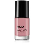 NOBEA Day-to-Day lak za nohte z gel učinkom odtenek Timid pink #N04 6 ml