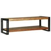 Kava Stol Smeda 120 x 50 x 38 cm Cvrsto drvo akacije