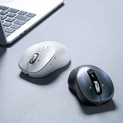 Sanwa Supply Bežicni miš, 2.4GHz, Bluetooth, Sivi