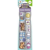 shumee Nalepke za steklenice za vodo Capybara 83x286 veselih barv