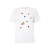 PIECES Majica PCGAK svijetloplava / travnato zelena / tamno crvena / bijela