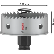Žaga za izrezovanje lukenj PRO Sheet Metal PC Plus, 67 mm