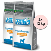Farmina Vet Life Hypoallergenic Fish & Potato Canine 2 x 12 kg