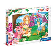 Clementoni - Puzzle Fantastic world 104 dielikov kamienky - 100 kosov