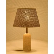 Opviq Stona lampa Hasir Sapkali Traverten, Bež
