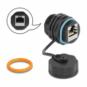 DELOCK I člen spojnik RJ45 CAT.6A s tesnilnim pokr. vodoodporen IP68  86695