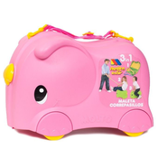 Molto kofer na kotačima Smiler - pink