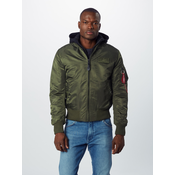 ALPHA INDUSTRIES Prijelazna jakna MA-1 D-Tec, tamno zelena