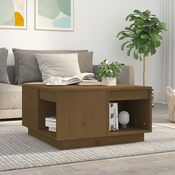 Stolic za kavu boja meda 60 x 61 x 32,5 cm od masivne borovine