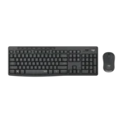 Logitech MK295 Silent Wireless Combo tipkovnica Miš priložen USB QWERTY Engleski Grafit