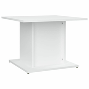 Stolic za kavu bijeli 55,5 x 55,5 x 40 cm konstruirano drvo