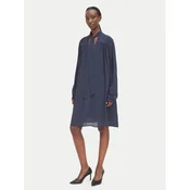 BOSS Vsakodnevna obleka C_Drystina 50571391 Mornarsko modra Relaxed Fit