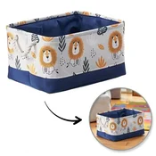 ORGANIZATOR ZA IGRAČE KOŠARA LIONS 30X40X22 CM ZA OTROŠKO SOBO