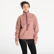 Mikina adidas Terrex Xploric High Pile Fleece Pullover Warm Clay XS