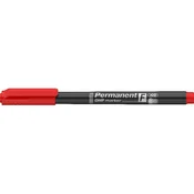 Permanentni marker, OHP, 0,5 mm, F, ICO, rdeč