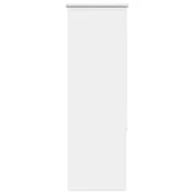 Vidaxl Rolo zatemnjena bela 60x150cm tkanina širina 55,7cm poliester