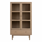 Vitrina iz hrastovega dekorja 80x145 cm Aston - Actona