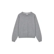 Pull&Bear Pulover pegasto siva