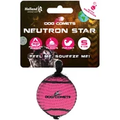 Dog Comets Neutron Star Tennis Ball With Squeaker - Pink - S