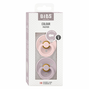 110416 Blossom & Dusky Lilac lateks - Bibs Colour duda z okroglim cucljem 1