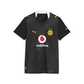 PUMA Borussia Dortmund 26/27 Away Jersey Women, Football, Black/Flat Dark Gray, XXL