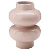 PÄRLHÄGG Vaza, svetlo roza, 14 cm