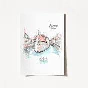Wallity Poster Annecy France-2032, 21x29,7 cm