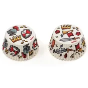 Decora Modelčki za mafine KNIGHT 50x32mm 36 kosov