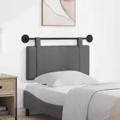 vidaXL Visoki naslon za glavo Temno siva 100 x 55 x 5 cm blago