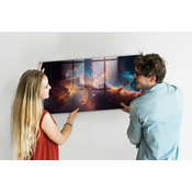 tulup.si Magnetna tabla za magnete Svetovne zvezde kozmos 120x60 cm
