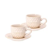 AdTREND Set skodelica za črno kavo Rustika/2 kos/porcelan, (5000199591)