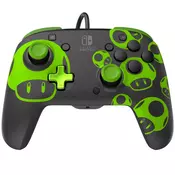 Nintendo Switch Wired Controller Rematch - 1UP Glow in the Dark