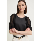 Bluza Dkny za žene, boja: crna, bez uzorka, P4EANR35