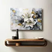 Wallity Dekorativna slika na kaljenom staklu, 50x70cm, Šarena