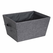 Siva košara za shranjevanje Bigso Box of Sweden Tap, 26 x 19 cm