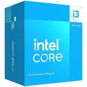 Procesor Intel Core i3-14100F (4C/8T, 4.7GHz, 12MB, LGA1700), BX8071514100F BX8071514100F
