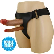 PRETTY LOVE PRETTY LOVE - KEAVEN HARNESS BRIEFS UNIVERZALNI IN UDOBNI DVOJNI DILDO, (22071287)