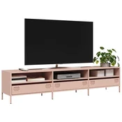 TV ormaric ružicasti 202x39x43,5 cm hladno valjani celik