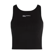 KARL LAGERFELD JEANS Top črna