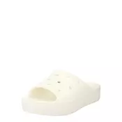 Natikači Crocs Classic Platform Slide ženski, bela barva, 208180