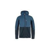 Fjällräven Abisko Trail Fleece M Blue F82257-534-555 Muškarci - Dukserice i džemperi s kapulja Fjällräven - Plava - F82257-534-555-S - Size: S