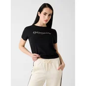 Guess Majica 183668 Črna Classic Fit