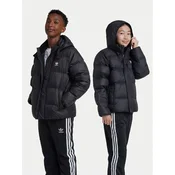 Otroška puhovka adidas Originals DOWNACKET ELO črna barva, IY7498