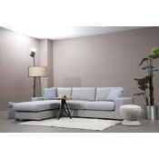 Atelier del Sofa Ugaona garnitura Loop 13 95x85x290cm Svetlosiva