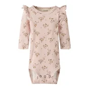 LilAtelier Pajac/bodi NBFGavo oliva/sliva/mauve/staro roza