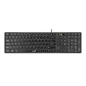 GENIUS SlimStar 126 USB YU crna tastatura
