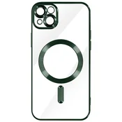 Silikonska futrola MagSafe iPhone 15 + Zelena